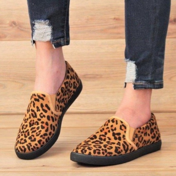 BEST SELLER LEOPARD SLIP- ON SNEAKERS - Shoe - Picture 1 of 1
